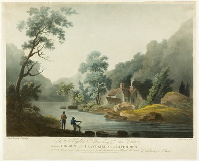Tussen Crogen en Llandrillo aan de R. Dee door Francis Jukes