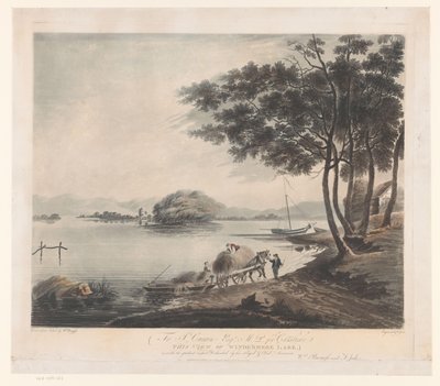 Gezicht op Windermere door Francis Jukes