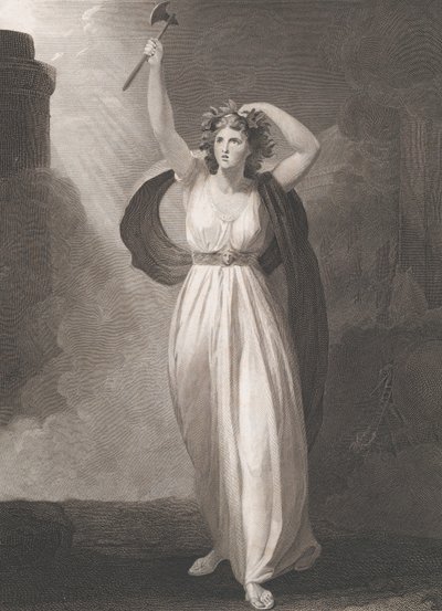 Cassandra Razend Shakespeare, Troilus en Cressida, Act 2,..., voor het eerst gepubliceerd 1795, heruitgegeven 1852 door Francis Legat