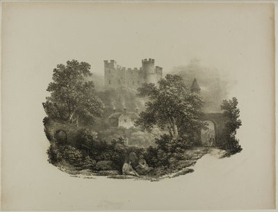 Chester, 1821 door Francis Nicholson