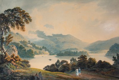 Loch Lomond bij Luss, met Ben Lomond naar het noorden door Francis Nicholson