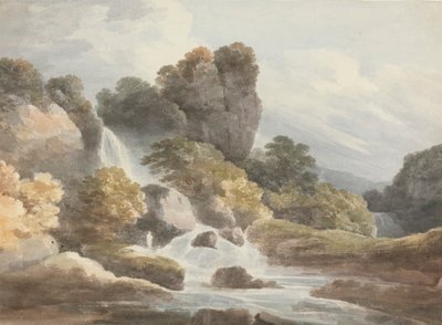 Waterval door Francis Nicholson