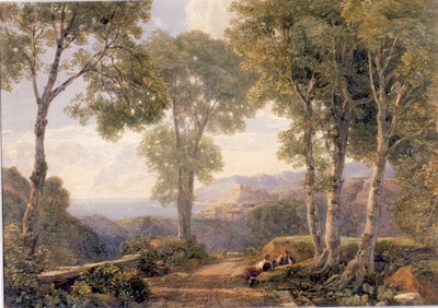 Landschap door Francis Oliver Finch