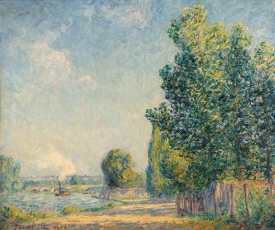 Begin van de herfst, Villeneuve-sur-Yonne door Francis Picabia