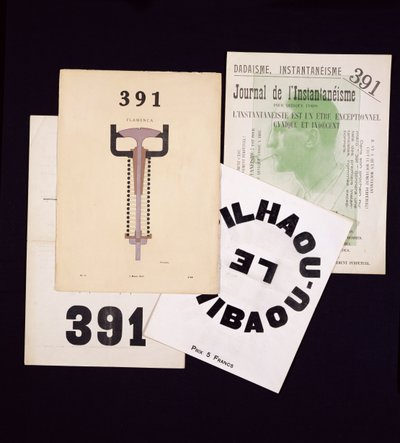 Dadaïstische montage (collage) door Francis Picabia