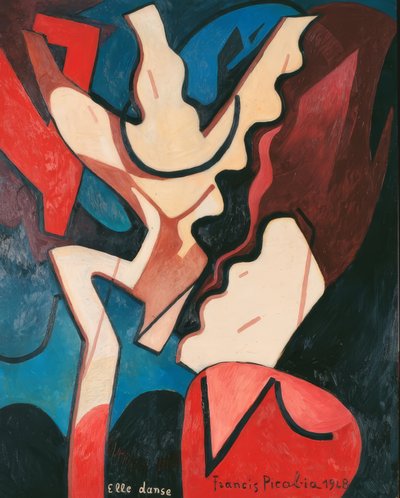 Dansende vrouw door Francis Picabia