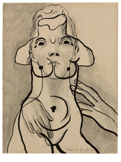 De hond van de Baskervilles door Francis Picabia