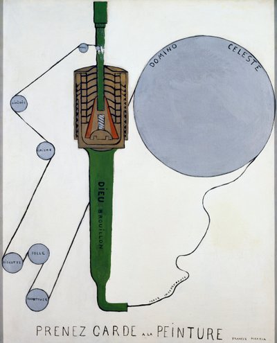 Prenez garde a la peinture (Pas op voor de schilderkunst) door Francis Picabia