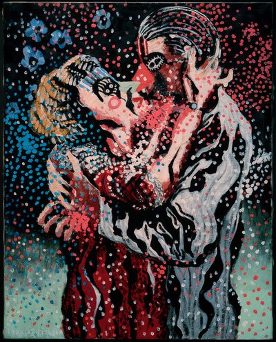 Vastenavond (De kus) door Francis Picabia