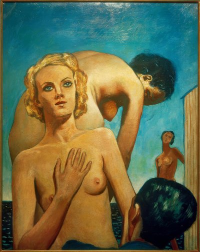 De baders / Naakten aan Zee door Francis Picabia