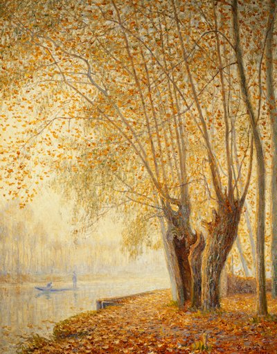 De wilgenbomen: Herfstzoneffect; Les Saules: Effect de Soleil d