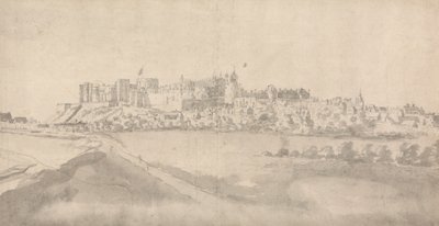 Uitzicht op Windsor Castle door Francis Place