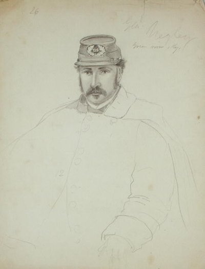 Generaal Negley, Unie Leger, c.1860 door Francis Schell