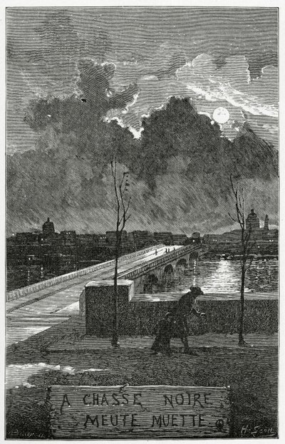 Illustratie uit Les Misérables, 19e eeuw door Francis & Scott, Henry Fowke