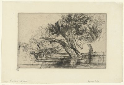 Penton Hook door Francis Seymour Haden (Sir)