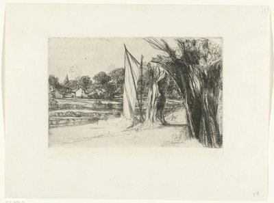 Thames Ditton door Francis Seymour Haden (Sir)