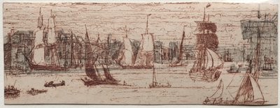 Een Schets bij Greenwich door Francis Seymour Haden