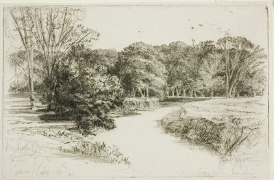 Een zonsondergang in Ierland door Francis Seymour Haden
