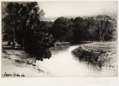 Een Zonsondergang in Ierland door Francis Seymour Haden
