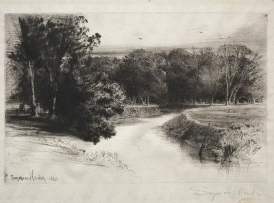 Een Zonsondergang in Ierland door Francis Seymour Haden