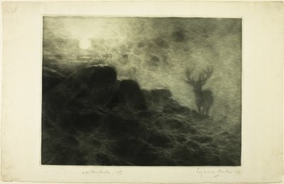 Een vroege vogel door Francis Seymour Haden