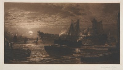 Het uiteenvallen van de Agamemnon, nr. 11, 1880 en later door Francis Seymour Haden
