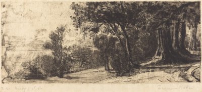 Vroege Ochtend - Richmond door Francis Seymour Haden