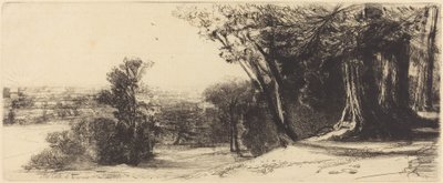 Vroege ochtend - Richmond door Francis Seymour Haden
