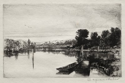 Egham door Francis Seymour Haden