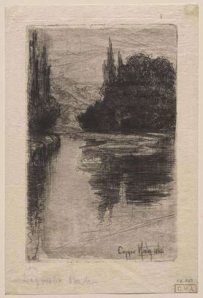 Avond door Francis Seymour Haden