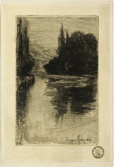 Avond door Francis Seymour Haden