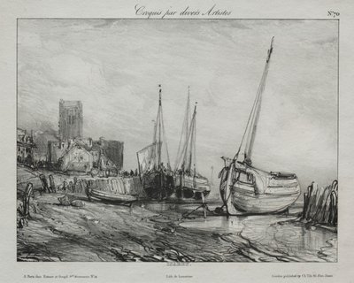 Vissersboten langs het Strand door Francis Seymour Haden