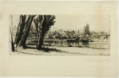Fulham door Francis Seymour Haden