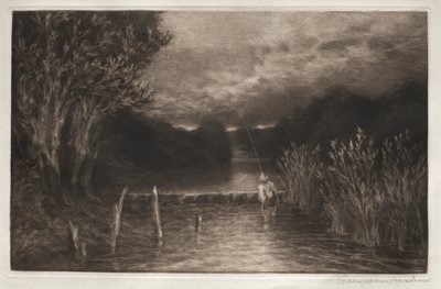 Vliegvissen, 1897 door Francis Seymour Haden