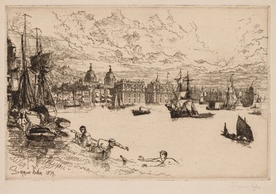 Greenwich door Francis Seymour Haden