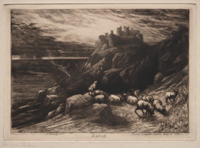 Harlech door Francis Seymour Haden