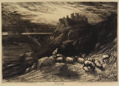 Harlech, nr. II, 1880 door Francis Seymour Haden