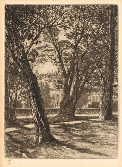 Kensington Gardens, nr. 1 Kleine Plaat, 1859 door Francis Seymour Haden