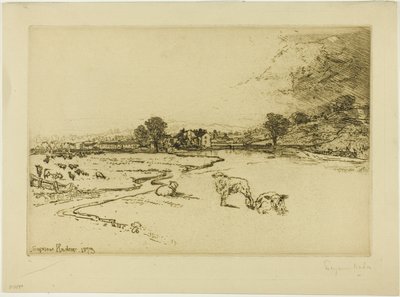 Sawley Abbey door Francis Seymour Haden