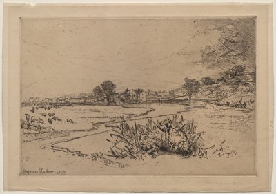 Sawley Abbey door Francis Seymour Haden