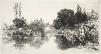 Share Mill Vijver door Francis Seymour Haden
