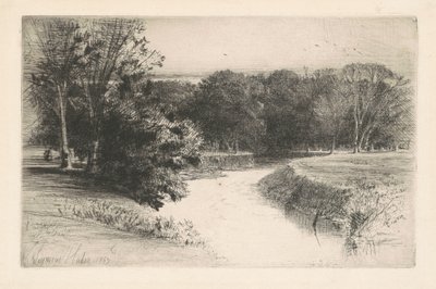 Zonsondergang in Ierland door Francis Seymour Haden