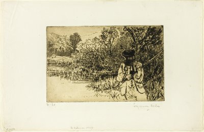 De Visser door Francis Seymour Haden