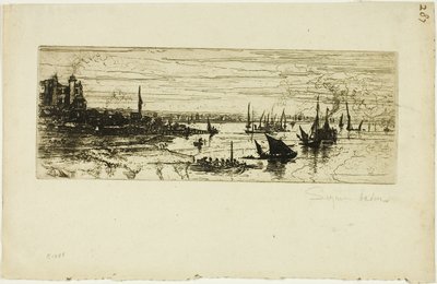 De Herberg, Purfleet door Francis Seymour Haden