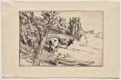 De Toren door Francis Seymour Haden