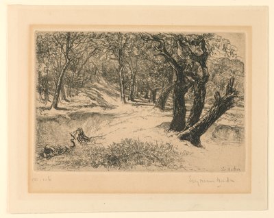 De drie zusters door Francis Seymour Haden