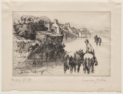 Wareham Brug door Francis Seymour Haden