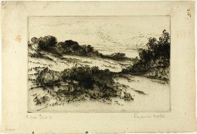 Windmill Hill, No. I door Francis Seymour Haden