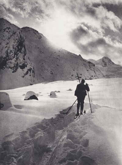 Oostelijke Alpen: Middag op de Roseg Gletsjer door Francis Sydney Smythe
