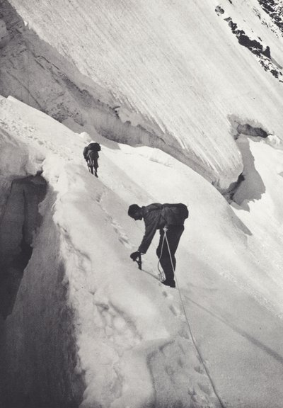 Pennine Alpen: Onder de Col de Tournanche door Francis Sydney Smythe